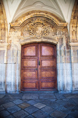 Fototapeta na wymiar Porte d'entrée à salamanca, Espagne 