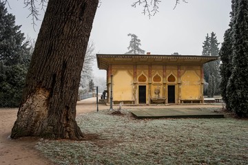Folly in moorish style in Lednice chateau park, Czech Republic