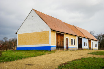 Traditional vernacular archtecture in the Open air museum in Straznice, Czech Republic
