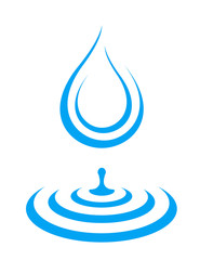 water droplet icon splash