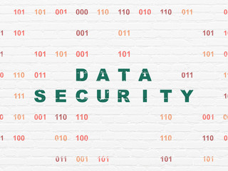 Security concept: Data Security on wall background
