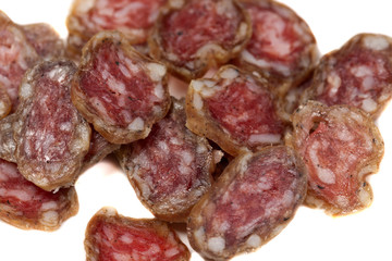 Fouette sausage sliced