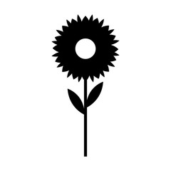 cute flower garden isolated icon vector illustration design