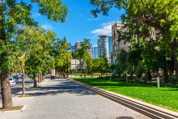 Panoramic view of Baku - the capital of Azerbaijan