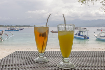 Ice lemmon tea 