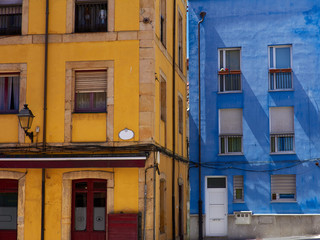 colorful facade house