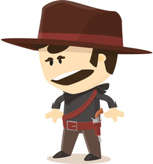 Bandit en duel au far-west