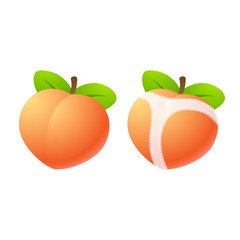 Peach with thong panties