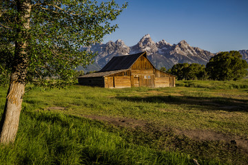 The Moulton Barn at Sunrise in Teton National Park