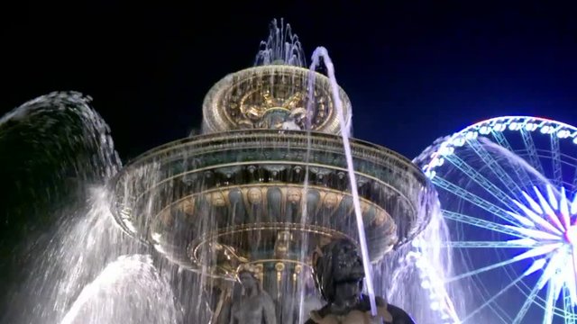 Cinemagraph fountain motion water wheel 