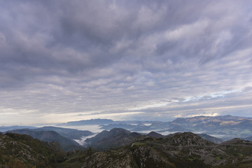 Peaks of Europe in Covadonga (Asturias, Spain).