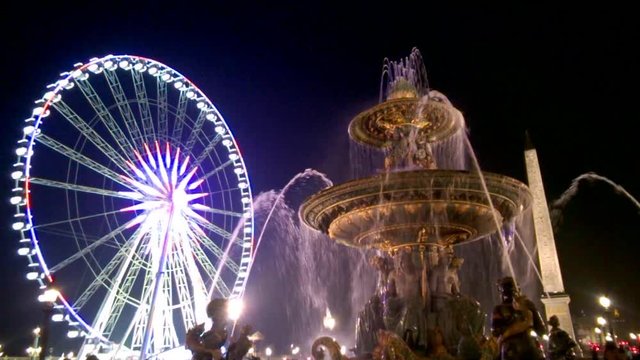 Cinemagraph fountain motion water wheel 