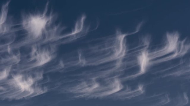 Cirrus Uncinus Clouds on Parade