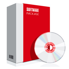 Red software box