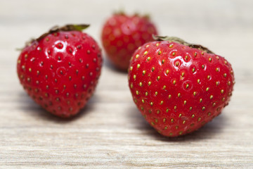 Erdbeeren Nahaufnahme