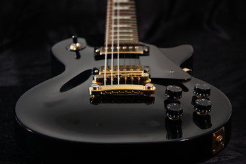 Close up of electric guitar - 133429787