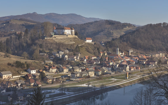 Old Part Of Town Sevnica, A Hometown Of Melania Trump, Slovenia