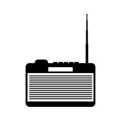 retro radio device isolated icon vector illustration design