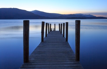 Fototapeta na wymiar Ashness Jetty,Lake District,United Kingdom