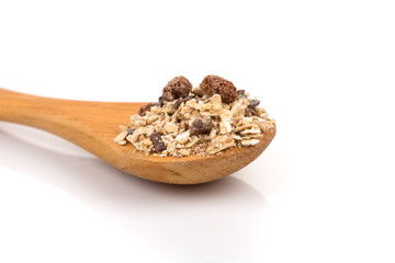 Healthy oat granola muesli cereals