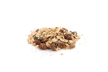 Healthy oat granola muesli cereals