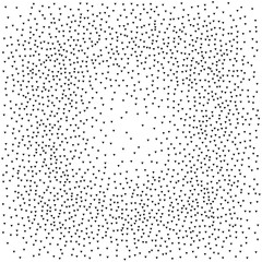 Abstract dotted background. Halftone effect illustration. Black triangles on white background