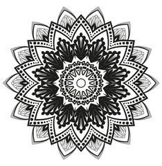 Vector flower mandala