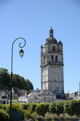 Fototapeta premium Tour St-Antoine in Loches, Frankreich