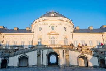 Naklejka premium Stuttgart, GERMANY 01 JANUARY 2017, Solitude Castle in the near