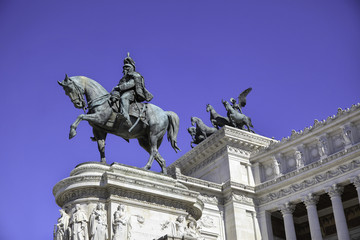 Monument Victor Emmanuel II, Rome,Latium, Italie