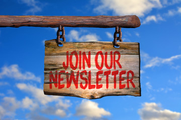 Join our newsletter