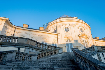 Stuttgart, GERMANY 01 JANUARY 2017, Solitude Castle in the near