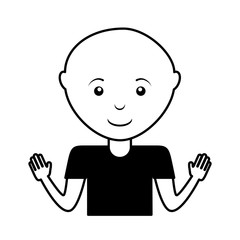 cute baby character icon vector illustration design