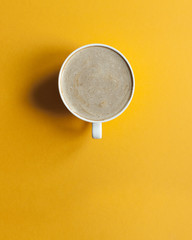 Cappuccino latte cup. Milk coffee - 133438990