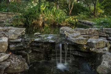 Upper pond at Zilker Gardens, Austin, TX