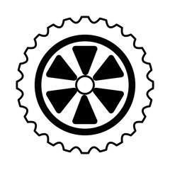 car tire isolated icon vector illustration design