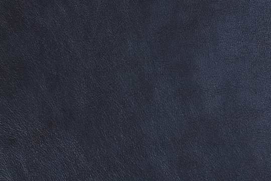 Abstract blue natural leather texture.