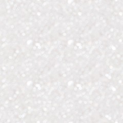 Silver and white bokeh lights defocused. Seamless texture. Tile