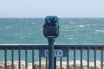 Coin Operated Binoculars. Perth, Western Australia, Australia.