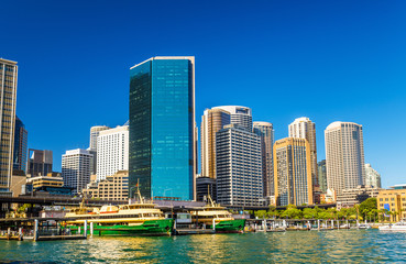 View of Sydney at Circular Quay. Australia © Leonid Andronov