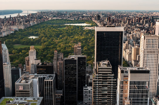 New York City Central Park View From Above