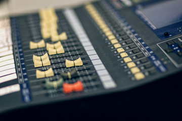 equipment for sound mixer control, electornic device