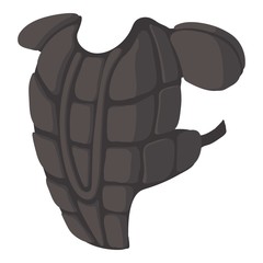 Baseball protect icon, cartoon style