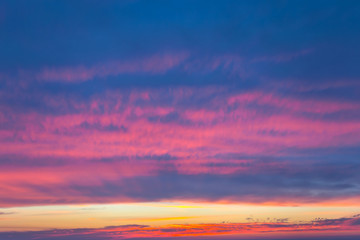 dramatic evening sky background