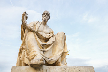 Naklejka premium sculpture in front of the parliament building in Vienna, Austria