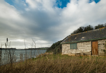 Boathouse on Helford River, Cornwall