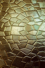 frosty pattern on window