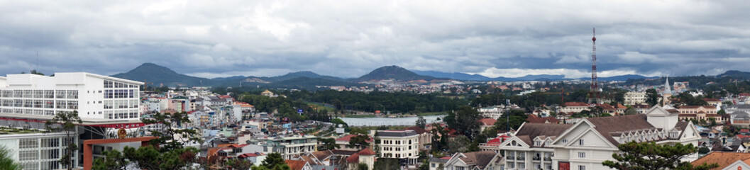 View from Crazy house in Dalat