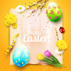 Cute Easter greeting card