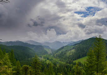 Obraz premium Mountain landscape in summer